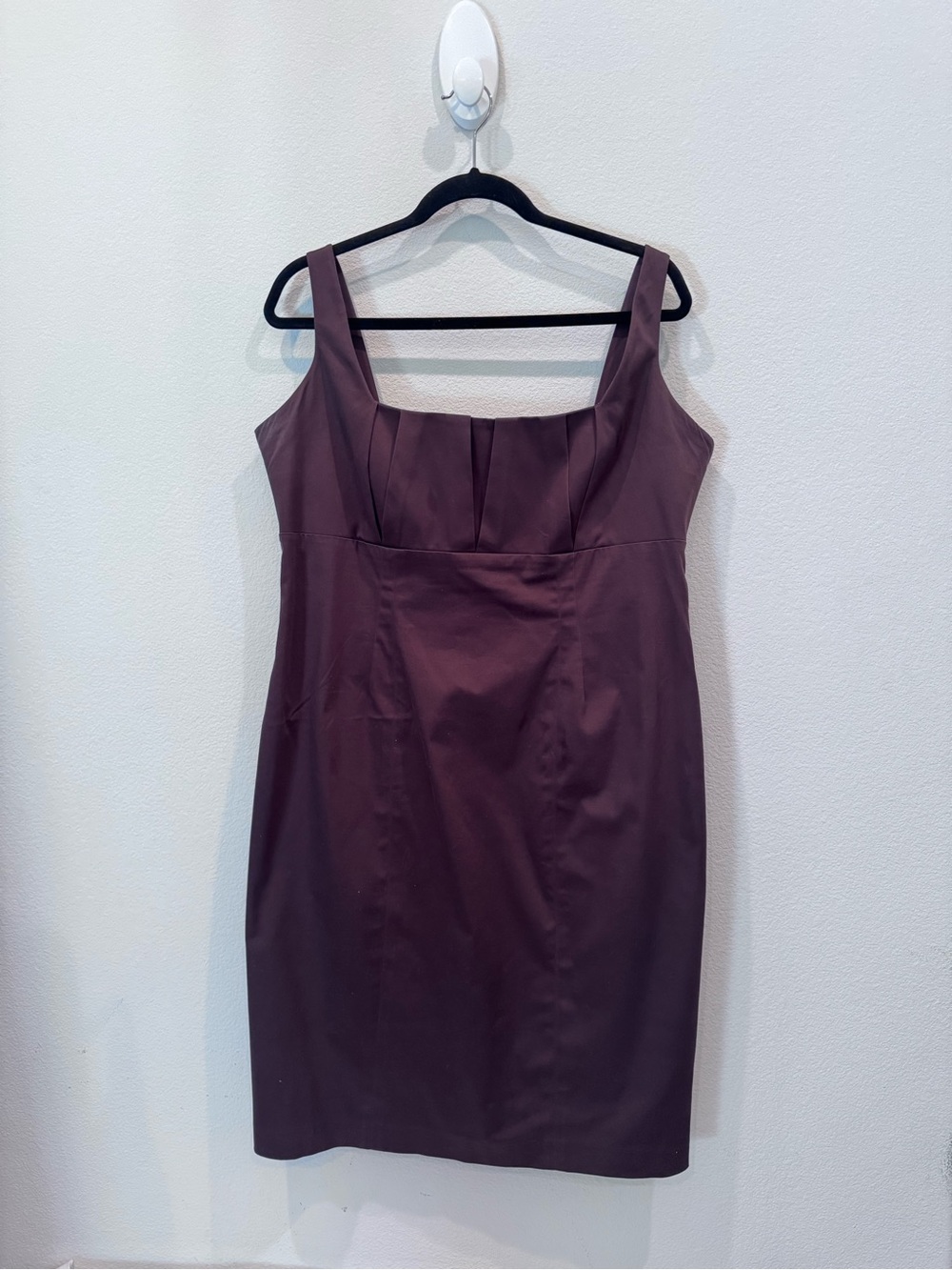 Calvin Klein Sleeveless Midi Dress in Brown